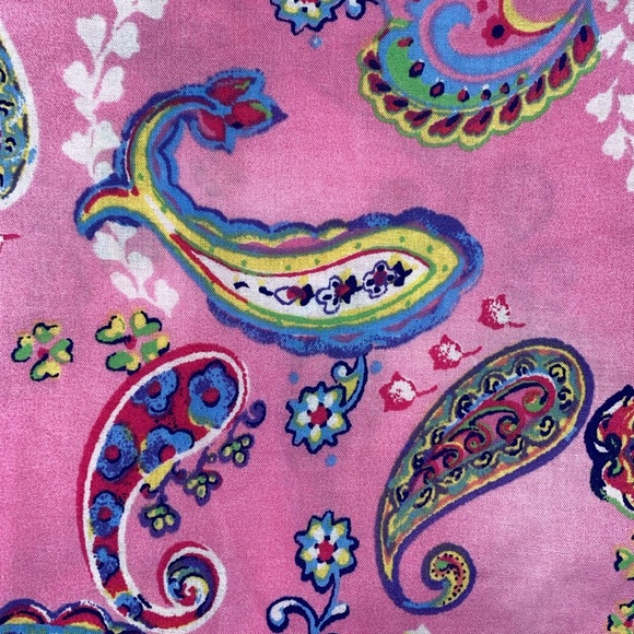 🏇LAUREN RALPH LAUREN MAN Tailored Pink Paisley Print Top ONLY - Picture 9 of 12